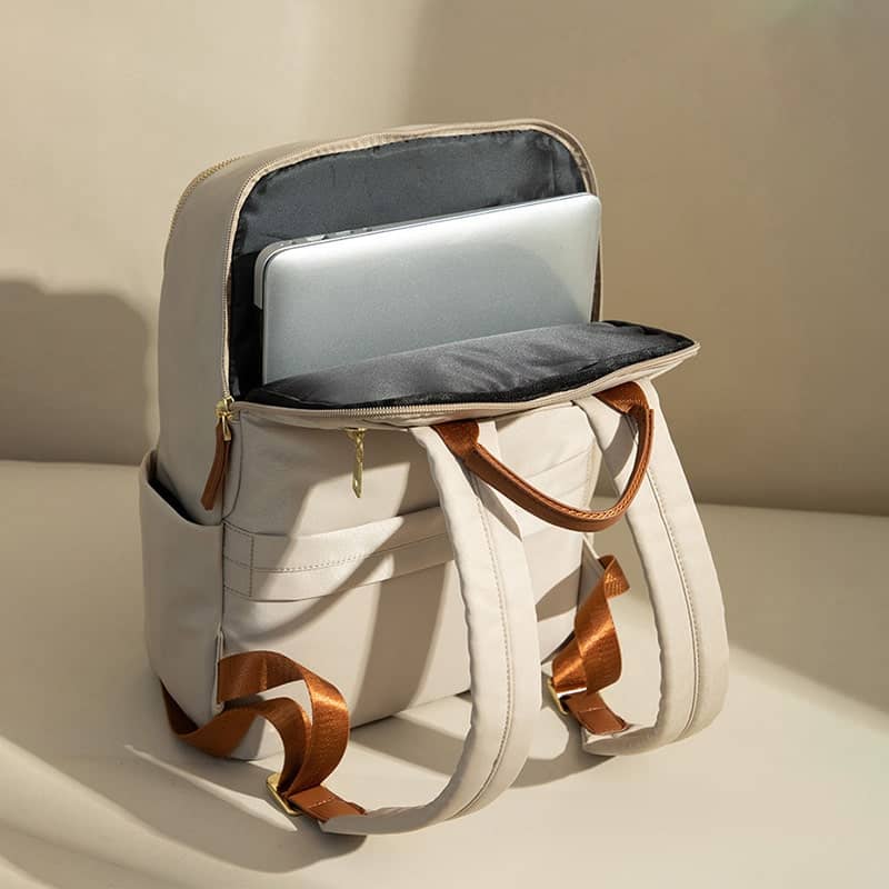 Balo laptop nữ thời trang 14 inch GUBAG GB-BL72 Màu be