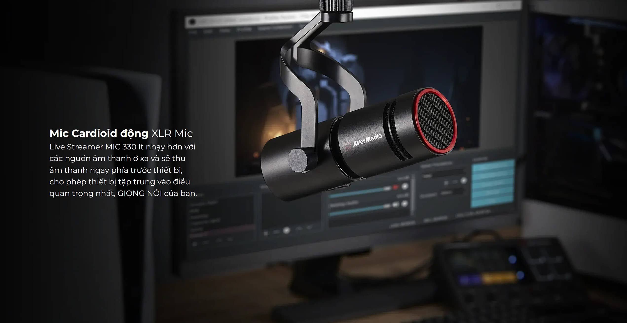 Microphone AverMedia Live Streamer MIC 330 - AM330