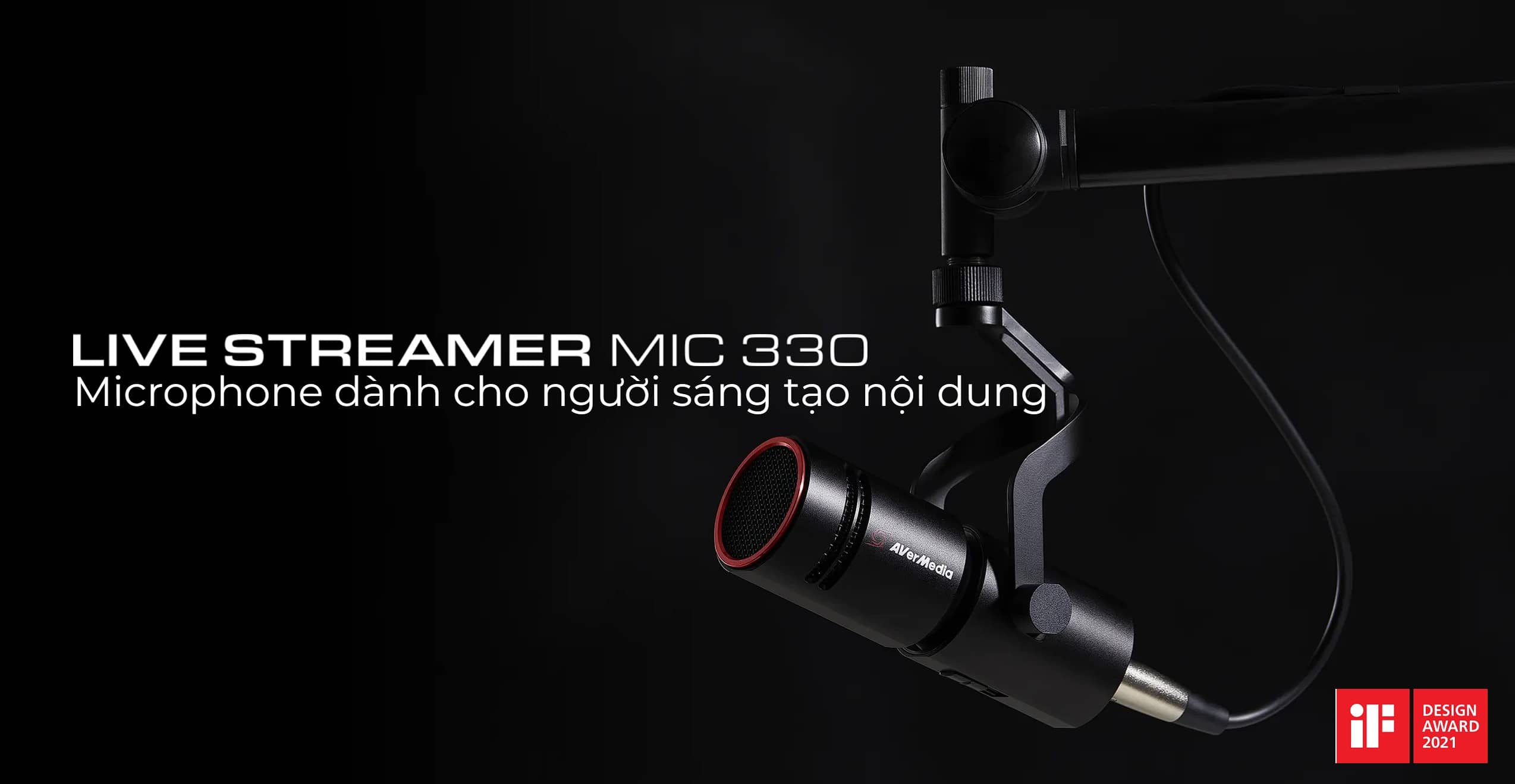 Microphone AverMedia Live Streamer MIC 330 - AM330