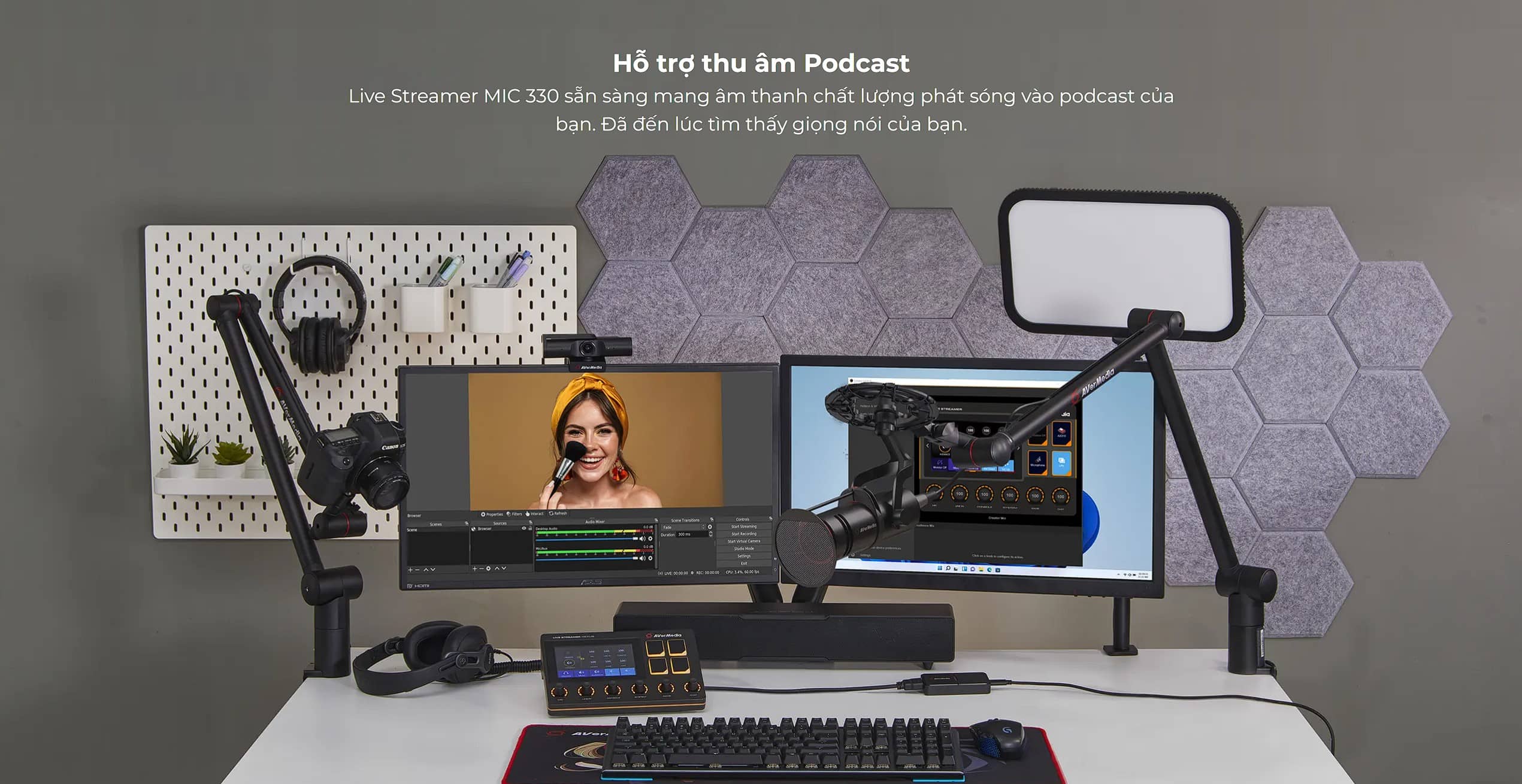 Microphone AverMedia Live Streamer MIC 330 - AM330