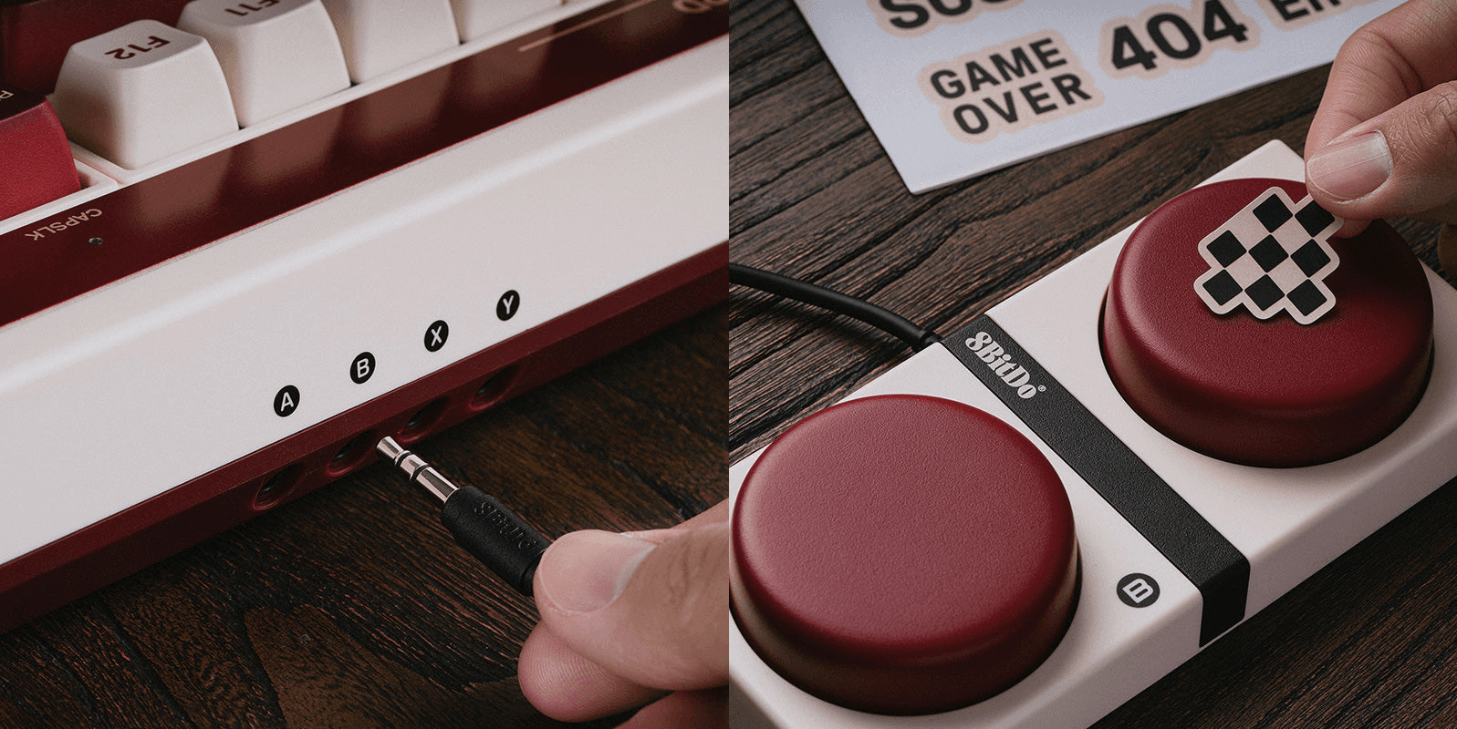 Bàn phím cơ 8BitDo Retro Mechanical Keyboard - FAMI Edition 9