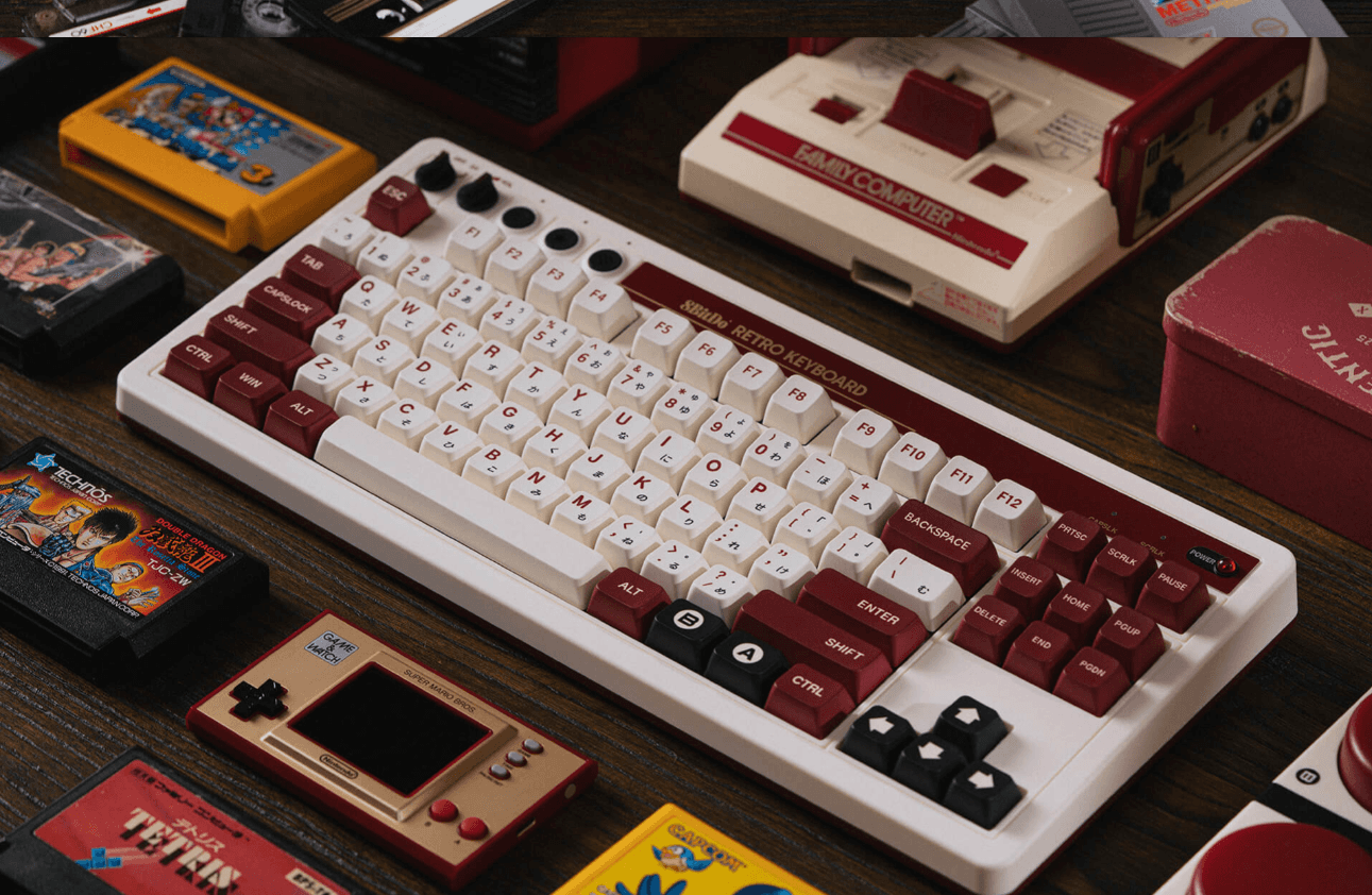 Bàn phím cơ 8BitDo Retro Mechanical Keyboard - FAMI Edition 4