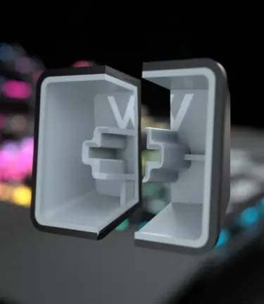 Bàn phím AKKO 3098B Multi-modes Blue on White 3