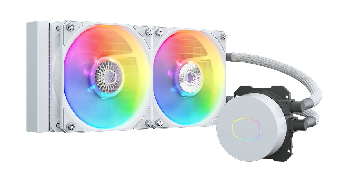 Tản nhiệt nước CPU Cooler Master MasterLiquid ML240L ARGB V2 White Edition full