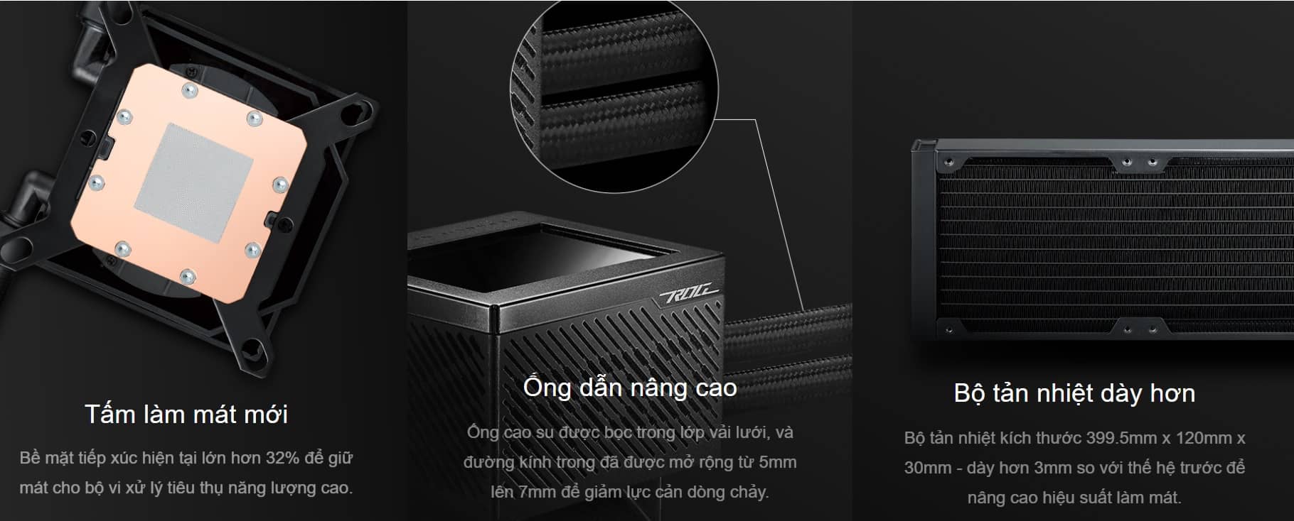 TẢN NHIỆT NƯỚC ASUS ROG RYUJIN III 360 ARGB