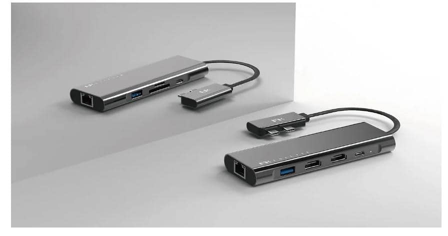 Bộ chuyển đổi 9 trong 2 Feeltek HCM009APWW2F (từ usb type c sang hdmi + usb3.0 + rj45 + sd + pd) 4