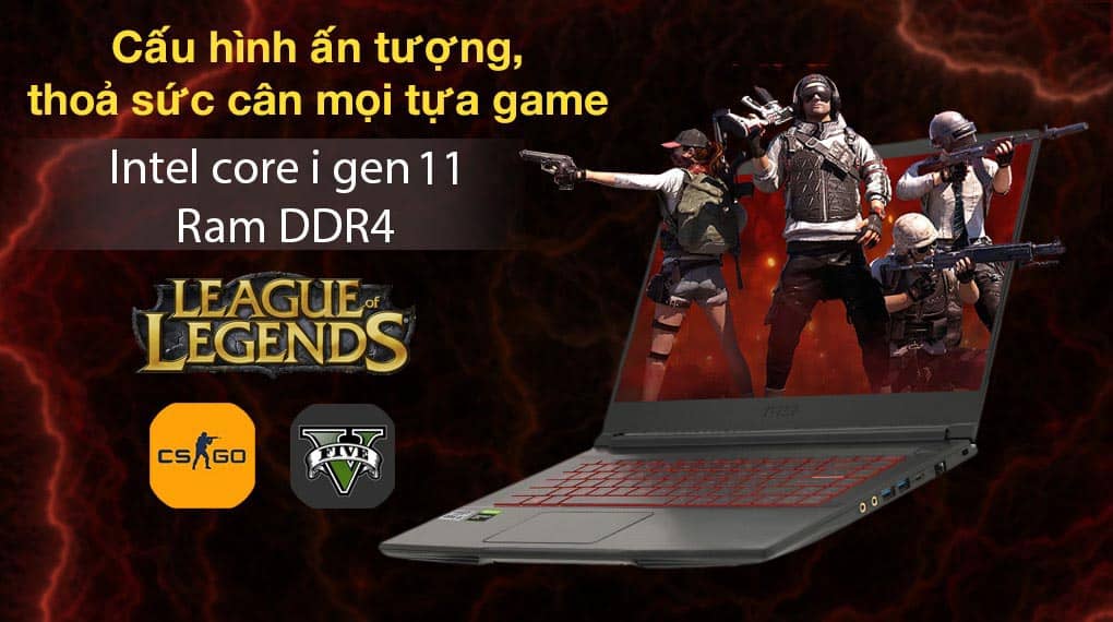 Laptop MSI Gaming GF63 Thin
