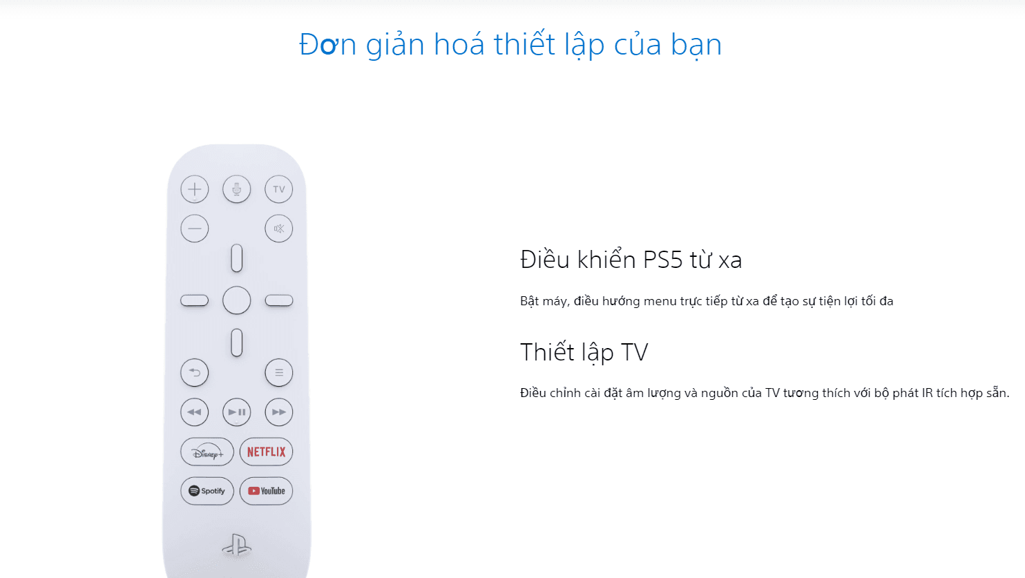 Sony Playstation 5 Media Remote 3