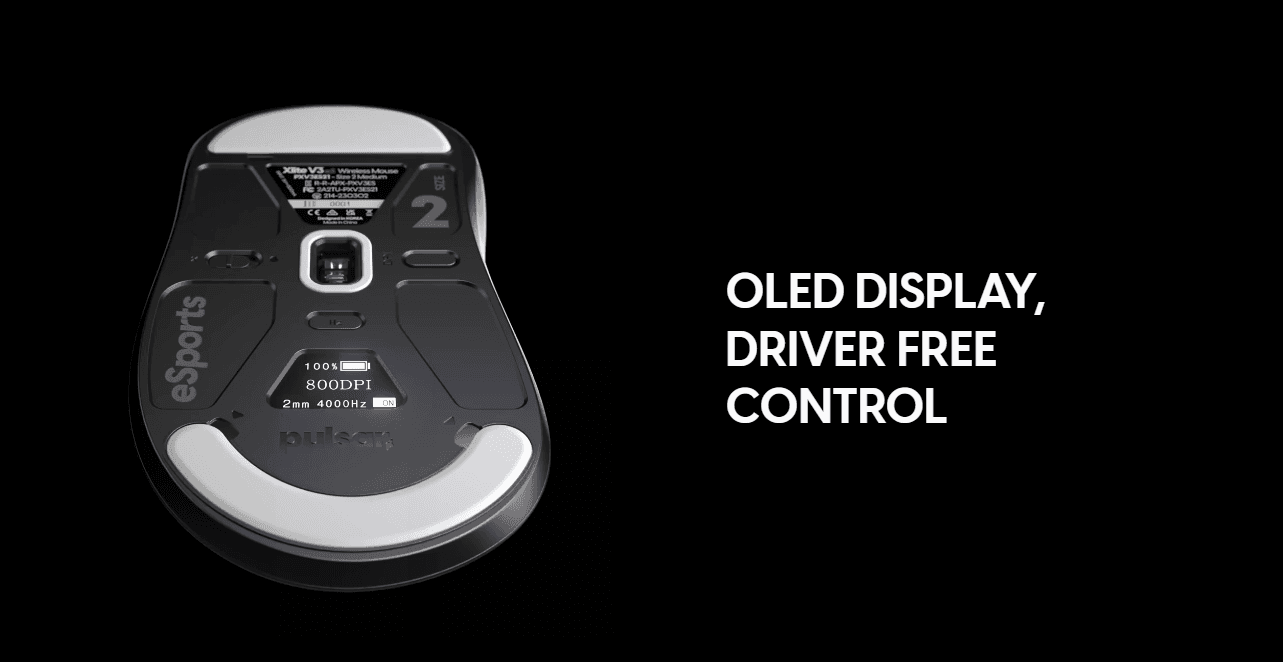 Chuột không dây Pulsar Xlite V3 eS Wireless Size 2-Black 4