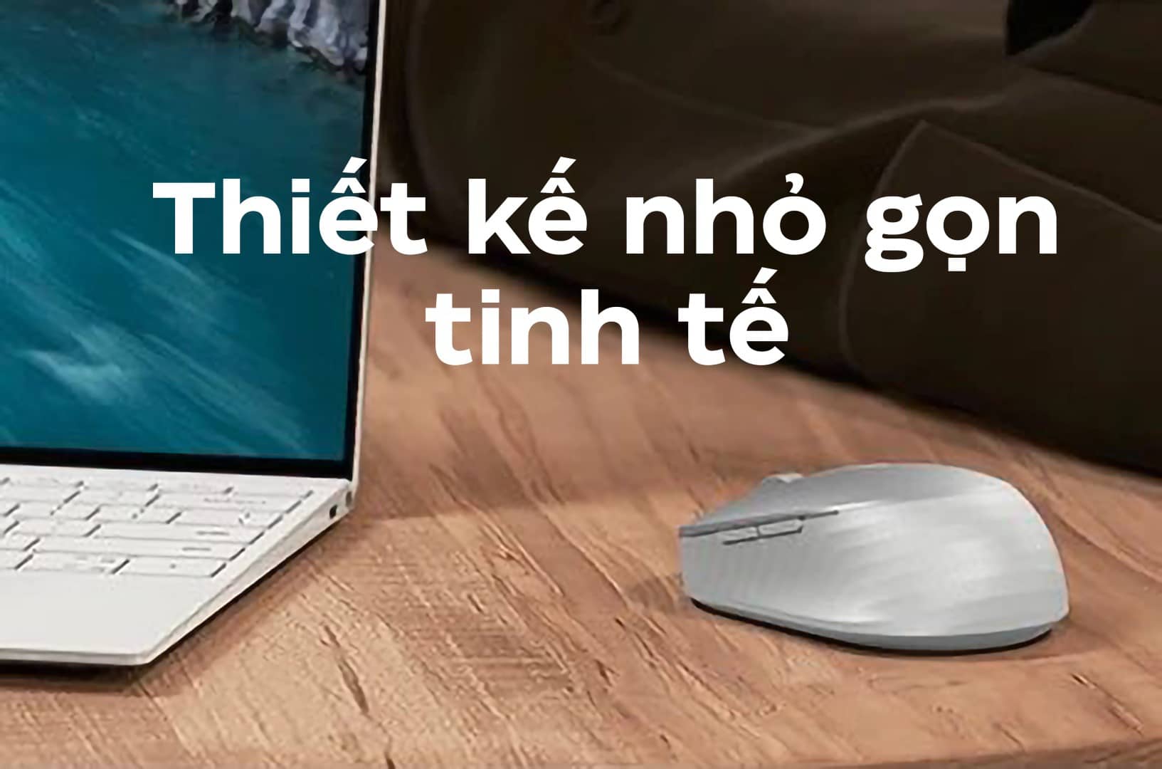 Chuột không dây Dell MS7421W bạc (USB/Bluetooth)