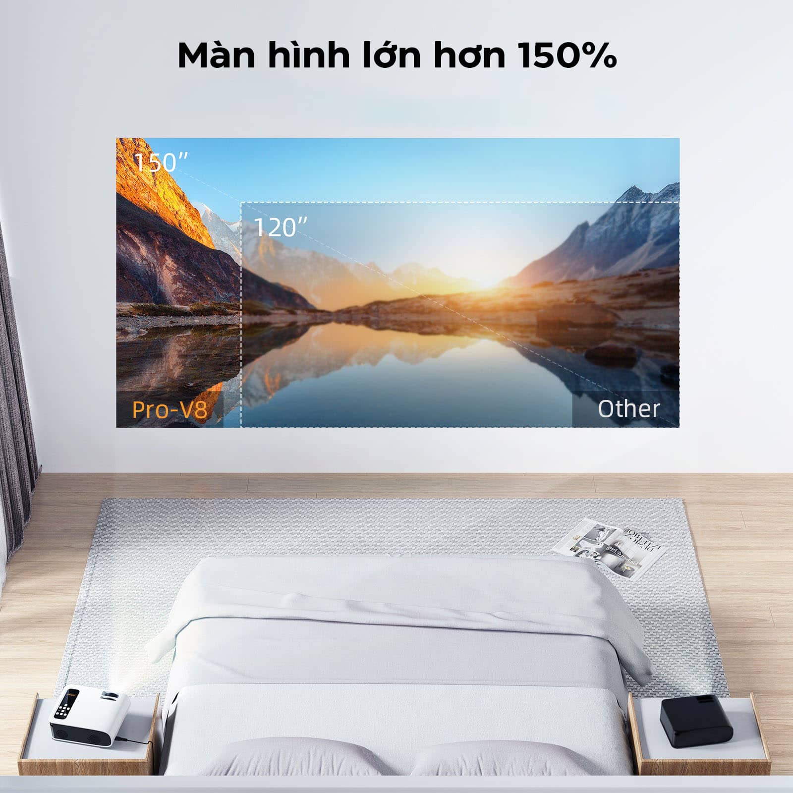 Máy chiếu Mini Yaber Pro V8