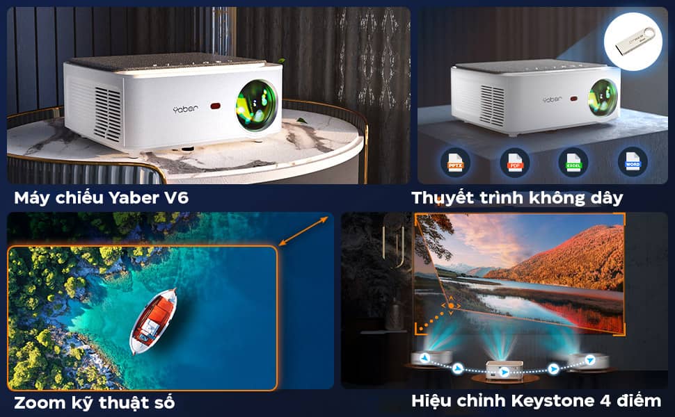 Máy chiếu Yaber V6