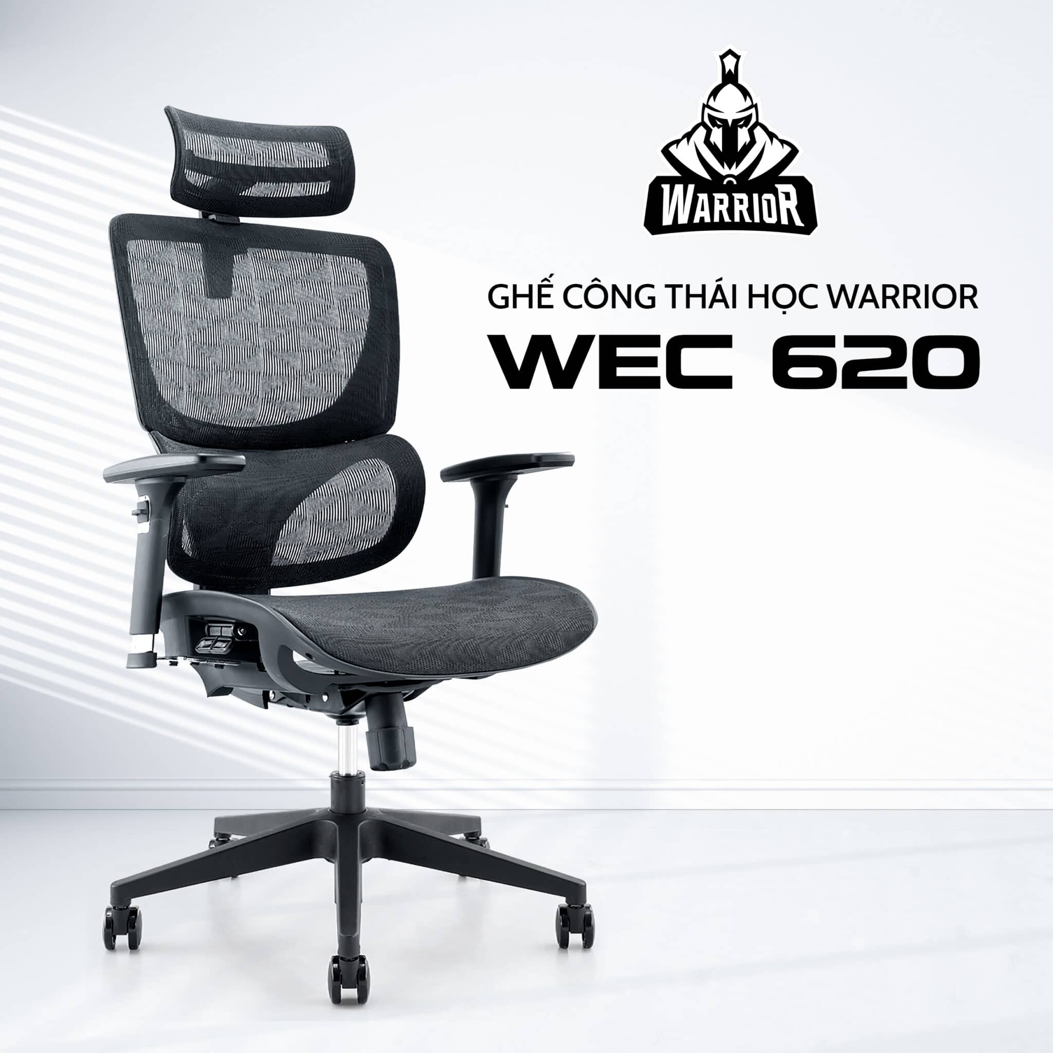 Ghế Công Thái Học WARRIOR Marshal WEC620 Grey