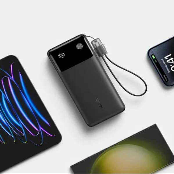 Sạc dự phòng Anker 2C1A 30W 20000mah (with charging cable) Trắng (White) B2B_A1384H21