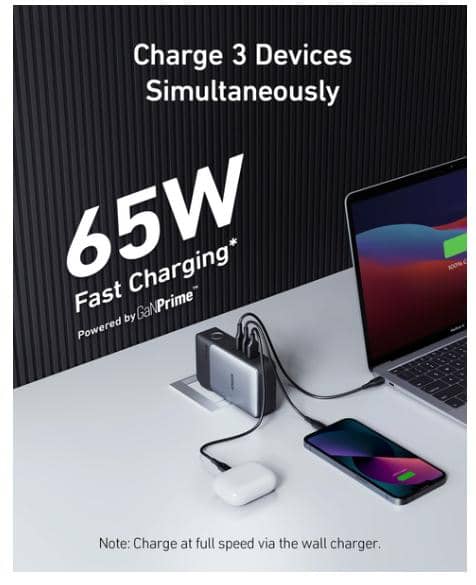 Sạc dự phòng Anker 733 GaNPrime 2C1A 65W 10000mah Đen (Black) B2C_A1651111 2