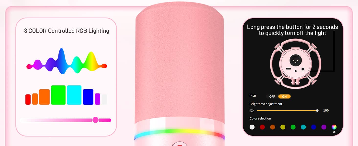 Bộ microphone thu âm có dây Maono PD200XS - Màu Hồng 4