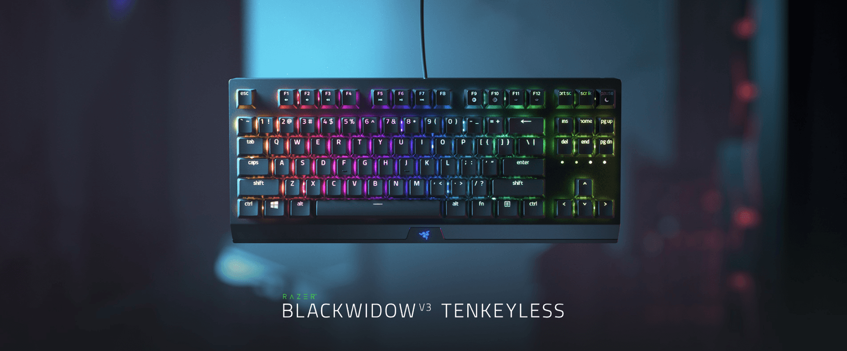 Bàn phím cơ Razer Blackwidow V3 Tenkeyless Yellow Switch (USB/RGB/Đen) (RZ03-03491800-R3M1) 1