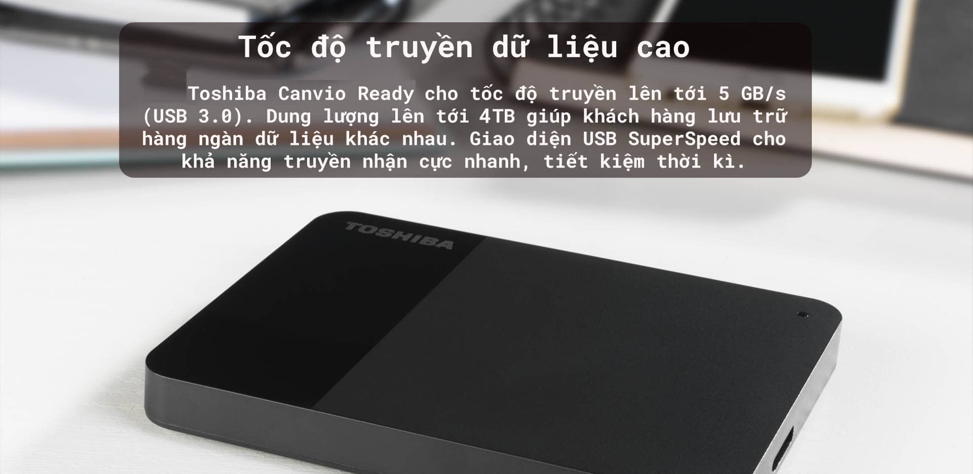 Ổ cứng di động USB 3.0 2.5 inch Toshiba Canvio Ready B3