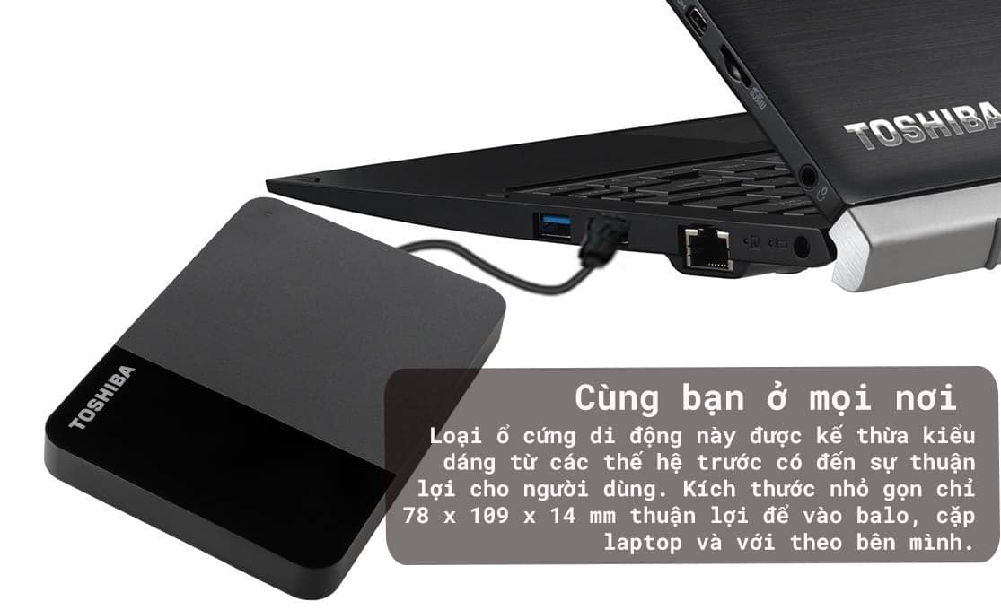 Ổ cứng di động USB 3.0 2.5 inch Toshiba Canvio Ready B3