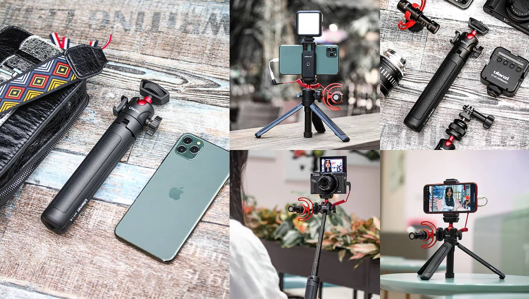 Tripod đa năng ULANZI MT-16 - Màu đen