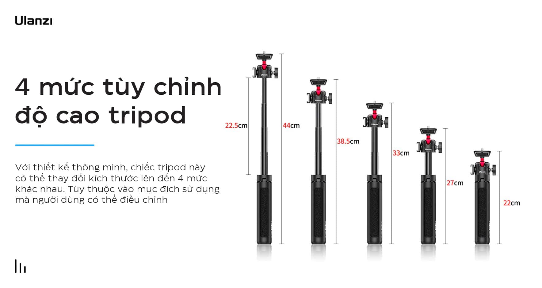 Tripod đa năng ULANZI MT-16 - Màu đen