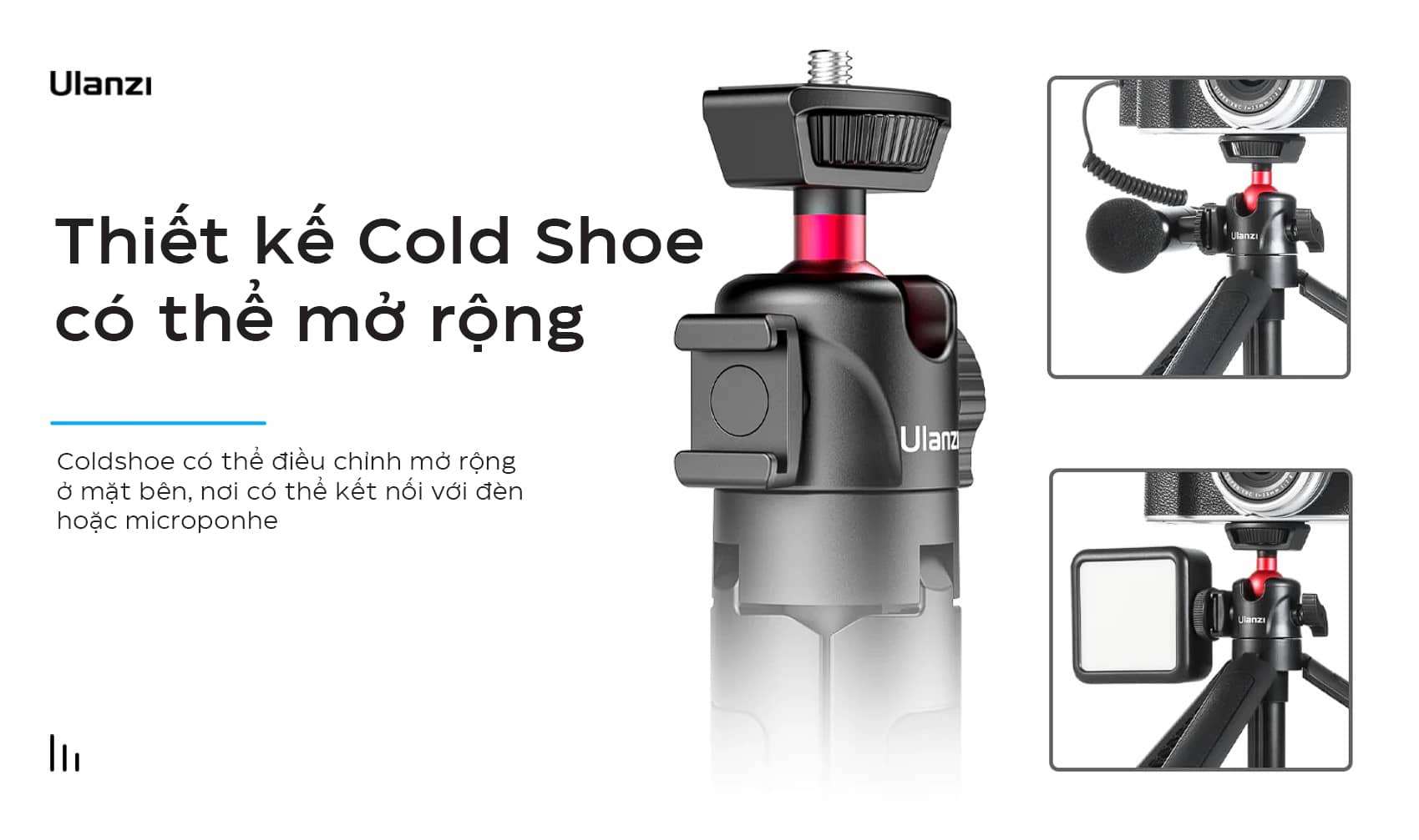 Tripod đa năng ULANZI MT-16 - Màu đen