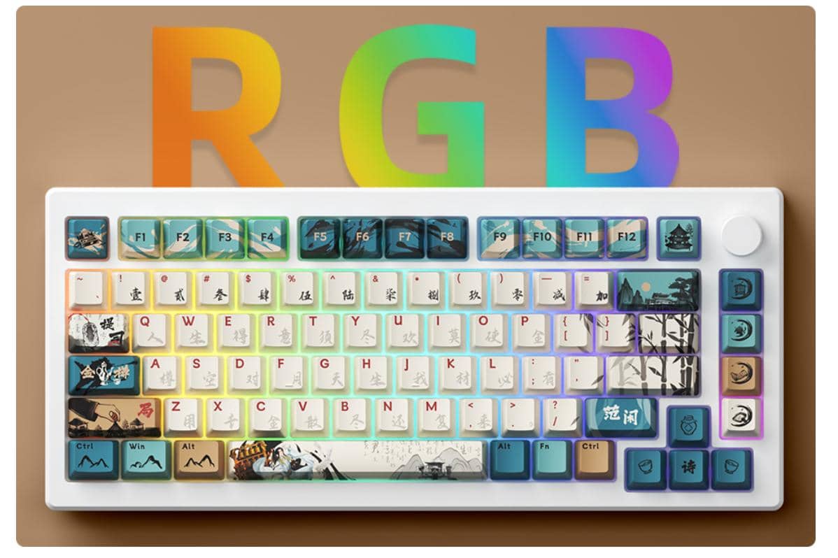 Bàn phím cơ AKKO MOD 007B HE PC Joy of Life (Hotswap,RGB / USB Type C 8K Hz/ Magnetic Switch / Rapid Trigger) 6