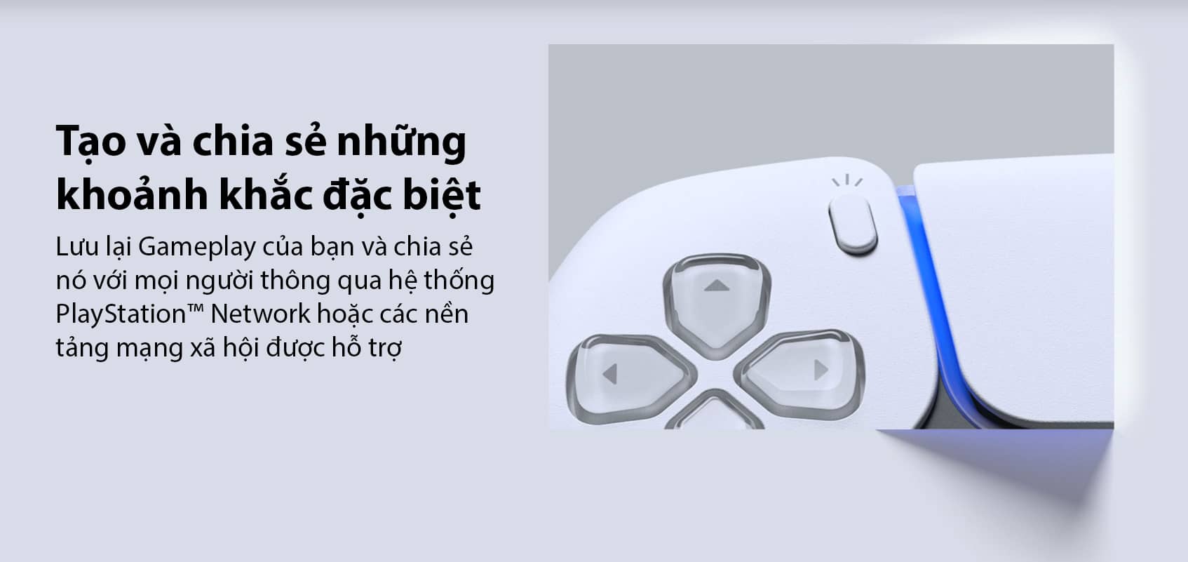 Tay cầm chơi Game Sony PS5 DualSense Gray Camouflage 5