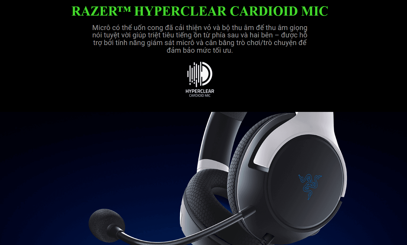 Tai nghe Gaming Razer Kaira X-Licensed PlayStation 5 Wired 5