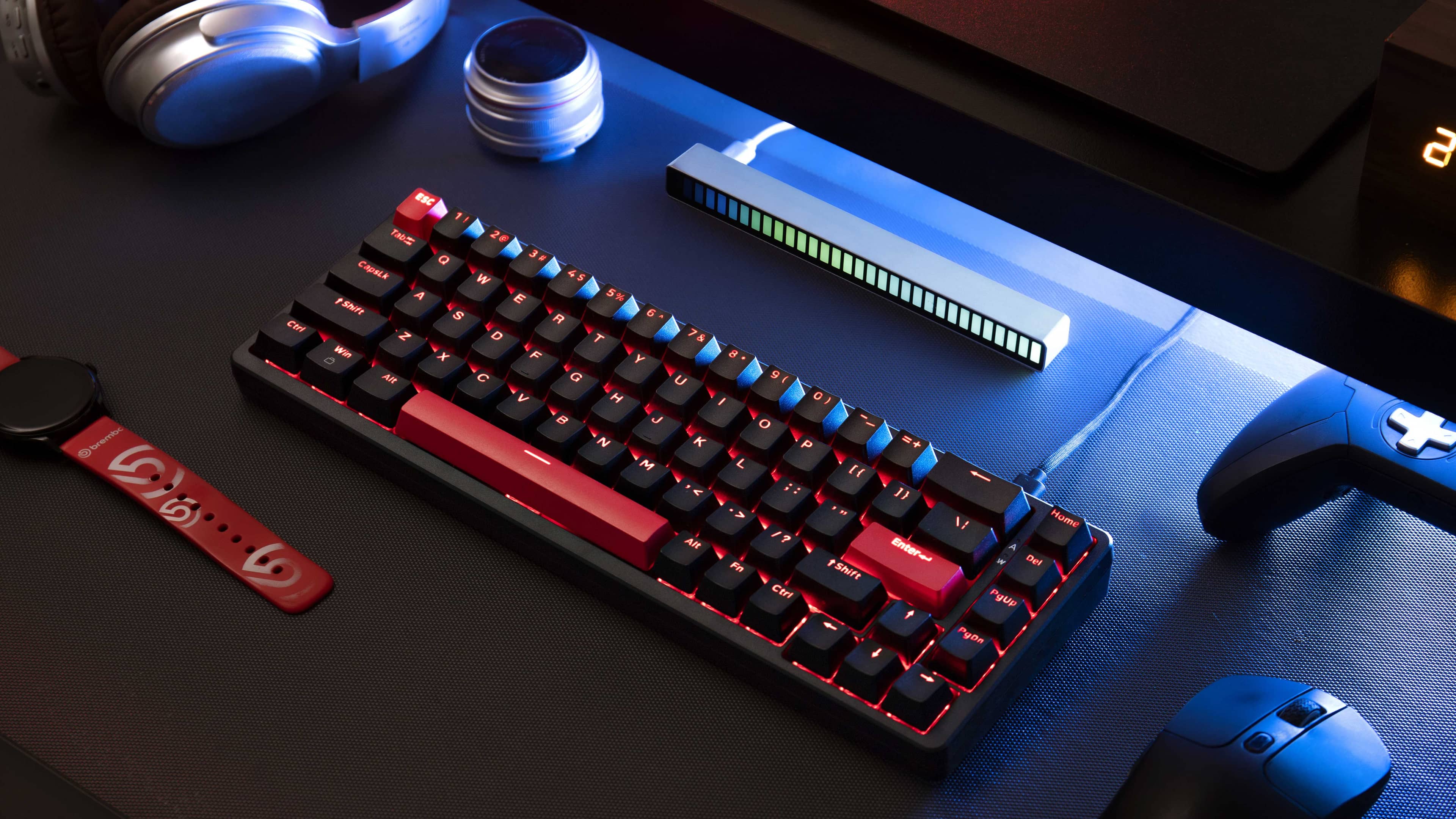 Bàn phím Keychron X6-A1 X6 Red Backlight Red Switch 1