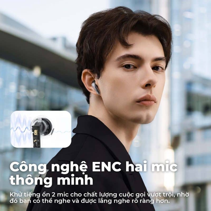 Tai nghe Bluetooth Soundpeals Clear Pods - Màu Trắng 2