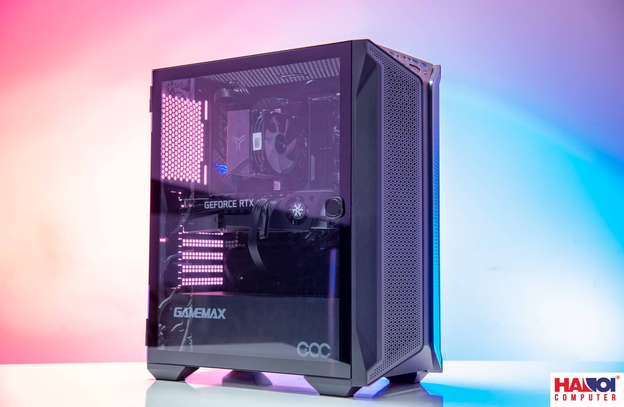 Vỏ case Gamemax Brufen C1 - BLACK (Mid Tower/Màu Đen)