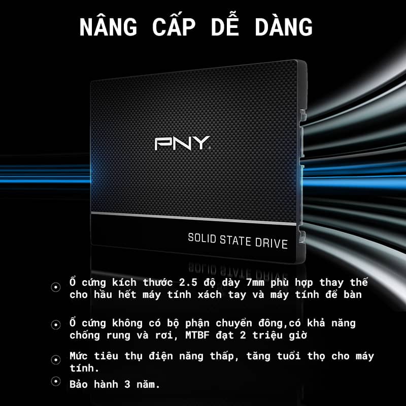 Ổ cứng SSD PNY CS900 2.5: SATA3