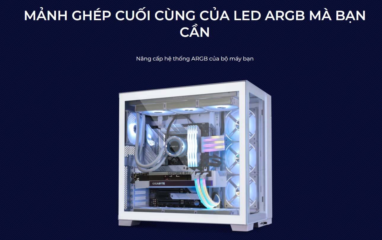 Dây nguồn nối dài Lian Li Strimer Plus 24 Pin ARGB (V2)