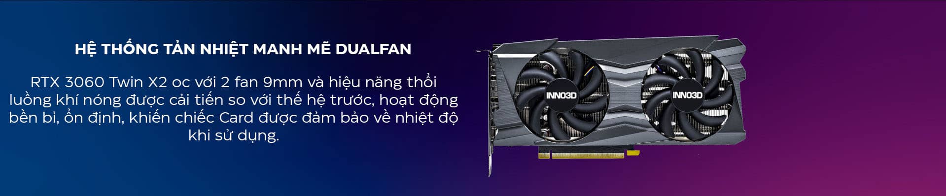 Card màn hình INNO3D RTX 3060 TWIN X2 12GB