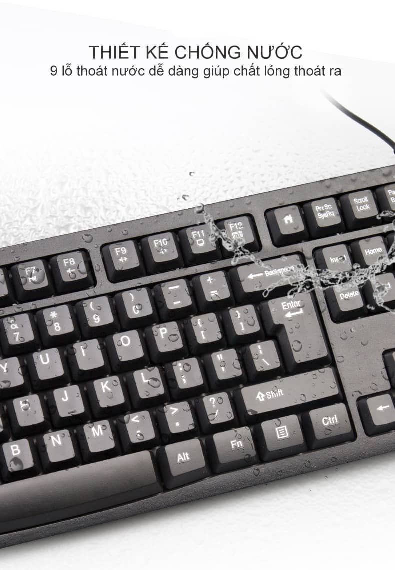 Bộ bàn phím chuột có dây Newmen T007 4