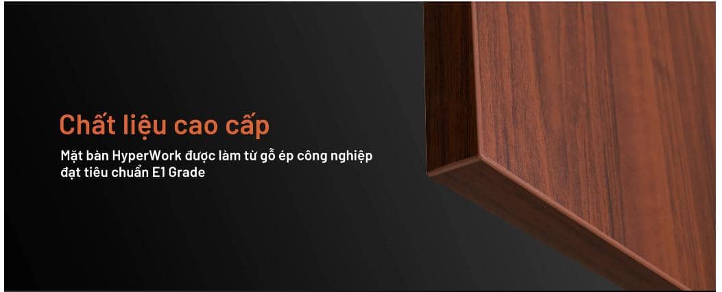 Mặt bàn gỗ HyperWork Atlas HPW-TT01-BLK Đen V1 2