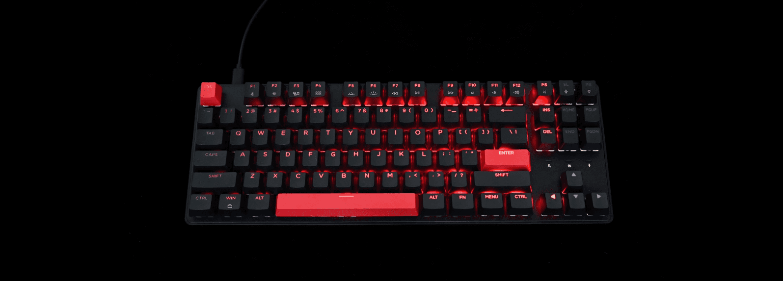 Bàn phím Keychron X1-A3 X1 Red Backlight Brown Switch 6