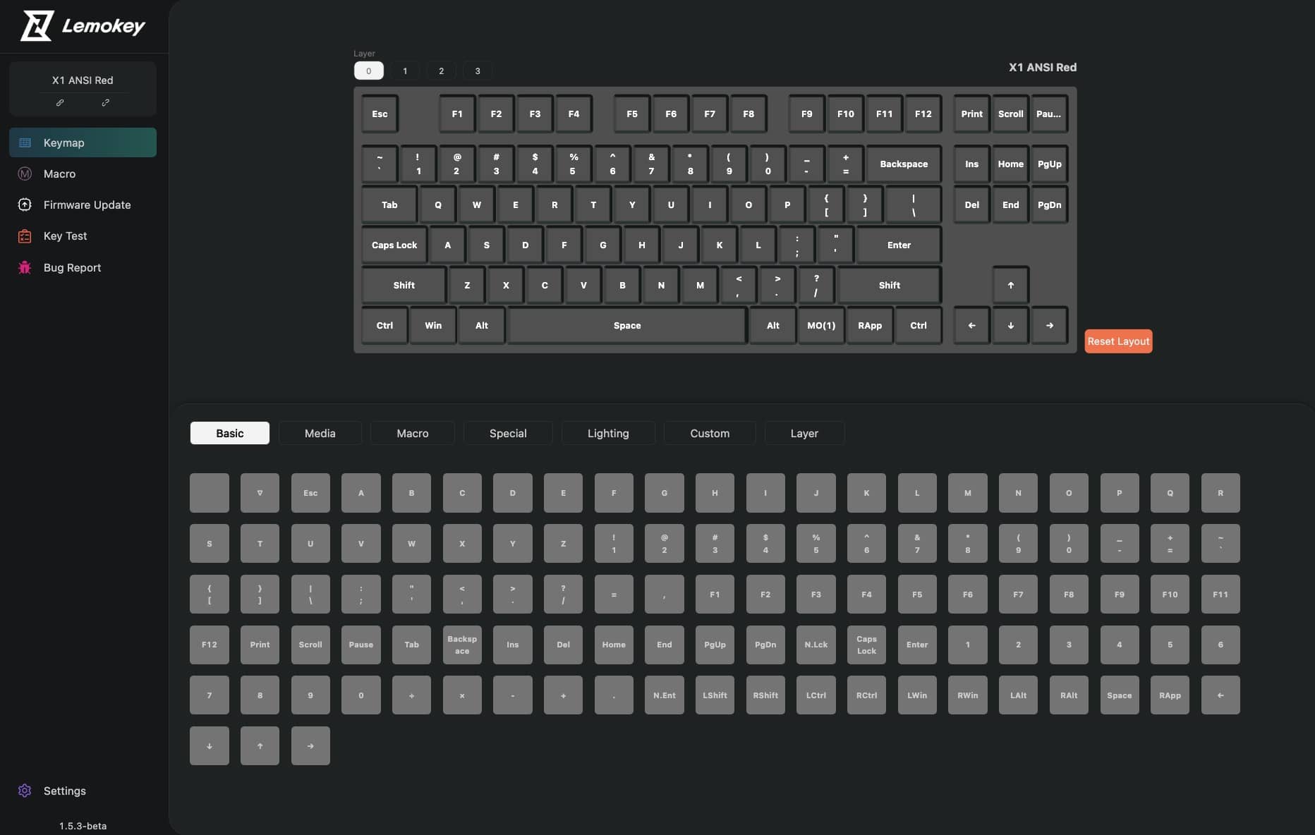 Bàn phím Keychron X1-A3 X1 Red Backlight Brown Switch 4