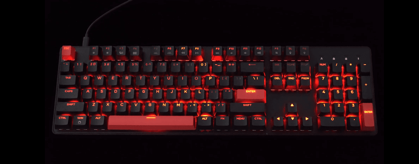 Bàn phím Keychron X2-A3 X2 Red Backlight Brown Switch 6