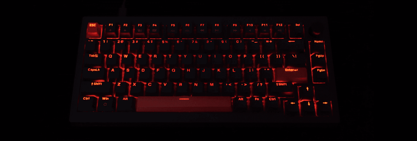 Bàn phím Keychron X4-A3 X4 Red Backlight Brown Switch 6