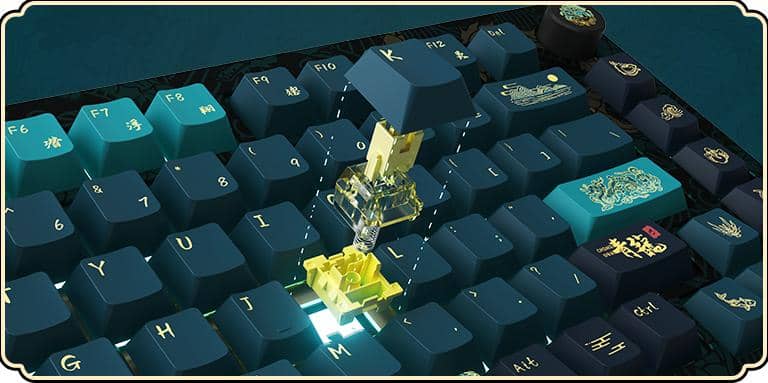 Bàn phím cơ AKKO MOD007v3 HE Year of Dragon