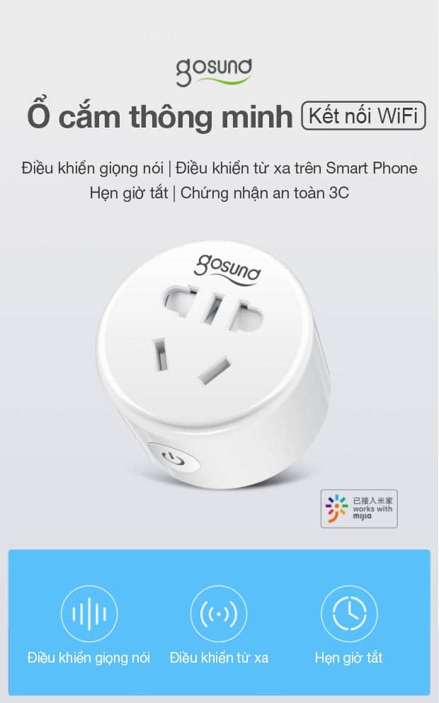 Ổ cắm thông minh Xiaomi Gosund CP1