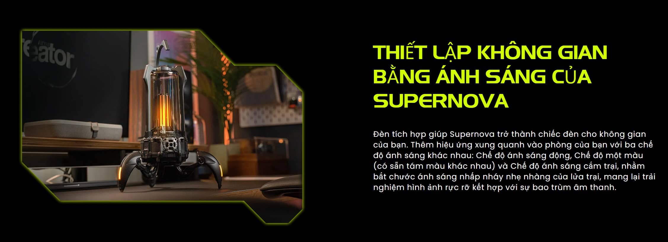 Loa GravaStar SuperNova - Màu đen