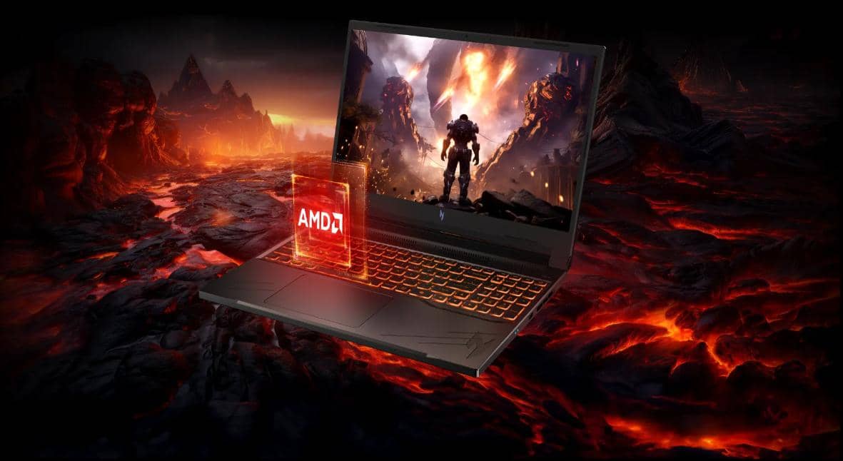 Laptop Acer Gaming Nitro V 16 ProPanel ANV16-41-R6ZY (NH.QP2SV.002) (R5-8645HS /16GB RAM/512GB SSD/RTX3050 6GB/16 inch WUXGA/Win11/Đen) 2