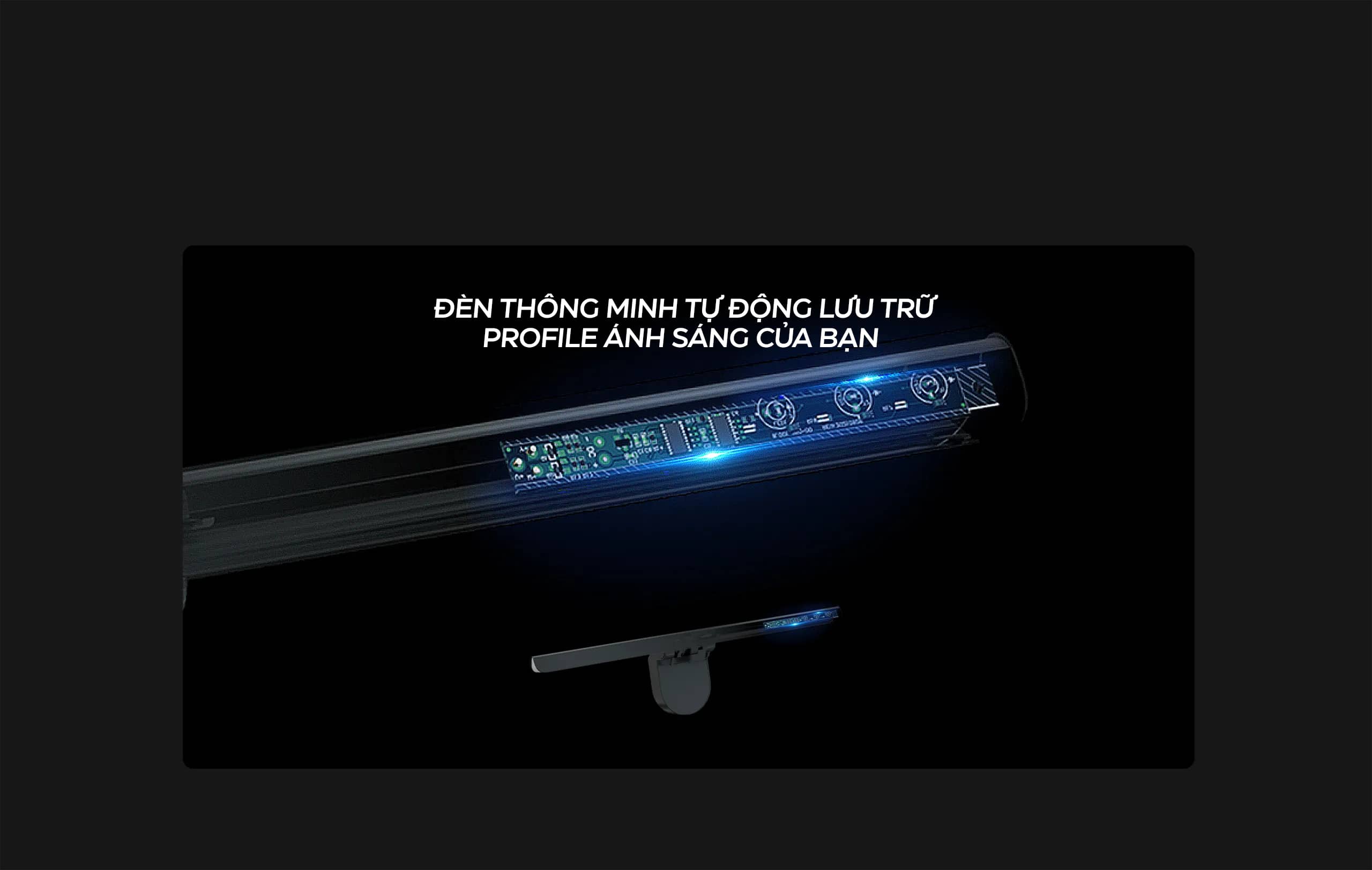 Đèn treo màn hình tích điện Yeelight - Màu đen