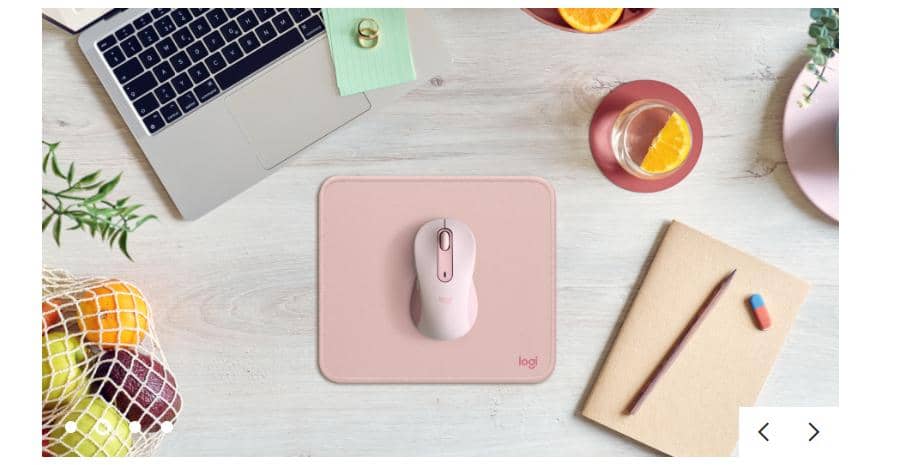 Bàn di chuột LOGITECH STUDIO SERIES HỒNG (200 x 230 x 2mm) _ 956-000033