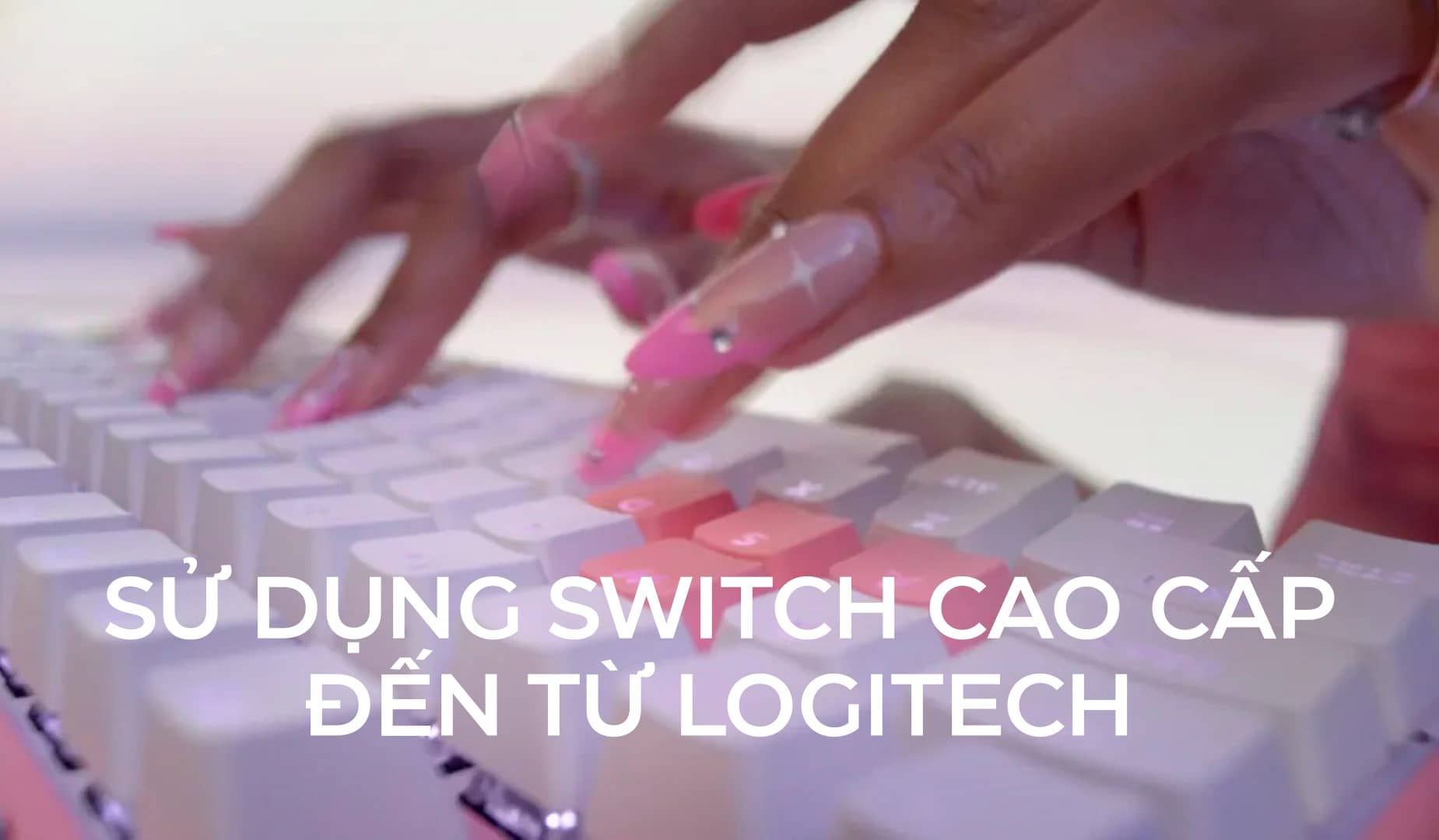 Bàn phím game không dây Logitech G715 TKL RGB Off White