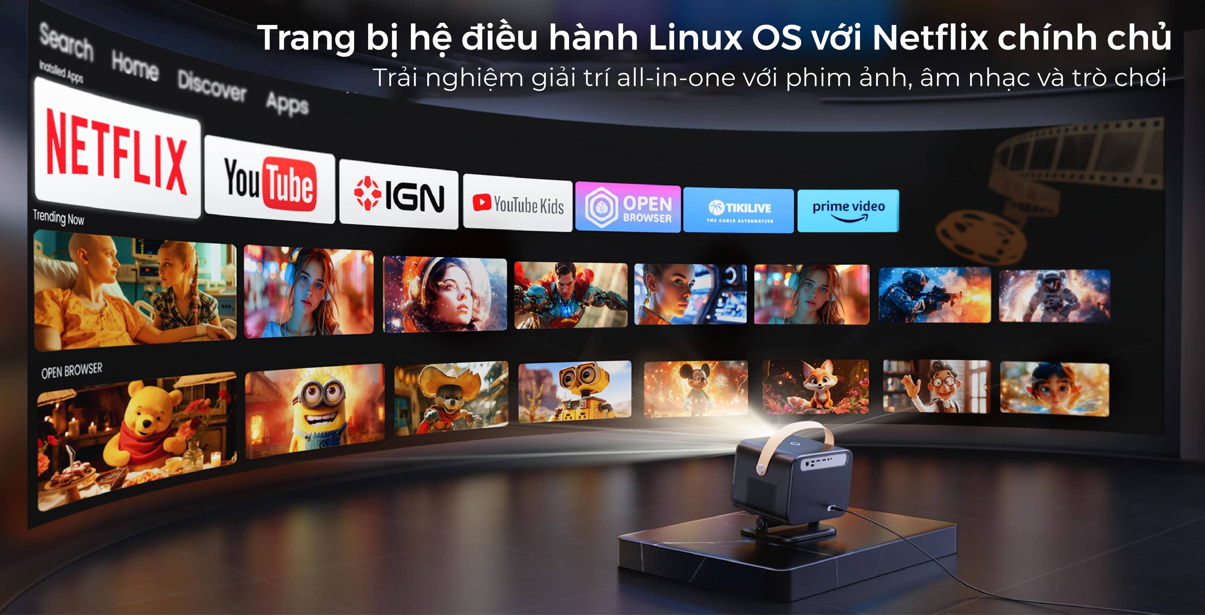 Máy chiếu Yaber U12 - FULL HD 3