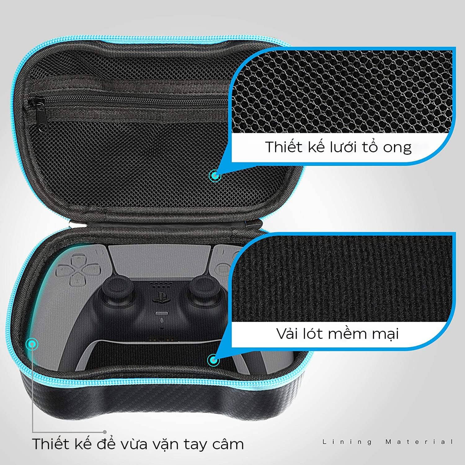 Bao đựng chống sốc tay cầm PS5 PGTECH PG506 1
